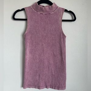 Free People Dark Pink Tank Top